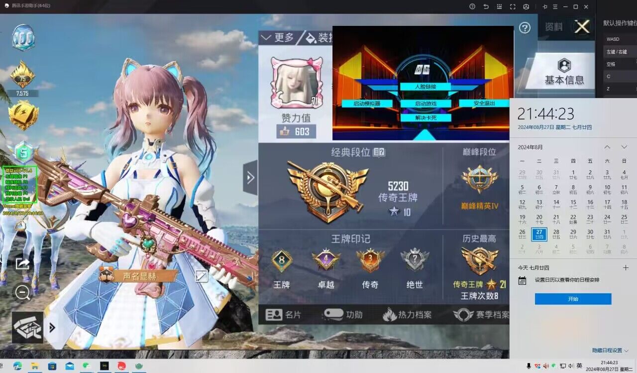 和平精英正规卖挂平台【小笼包一体直装】午后
